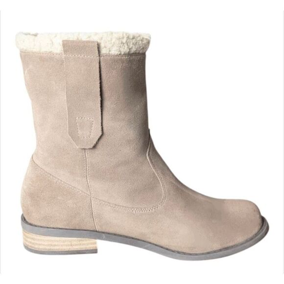 SOLE SOCIETY Verona Shearling Lined Mid Calf Boot Size 6.5 - Picture 7 of 9